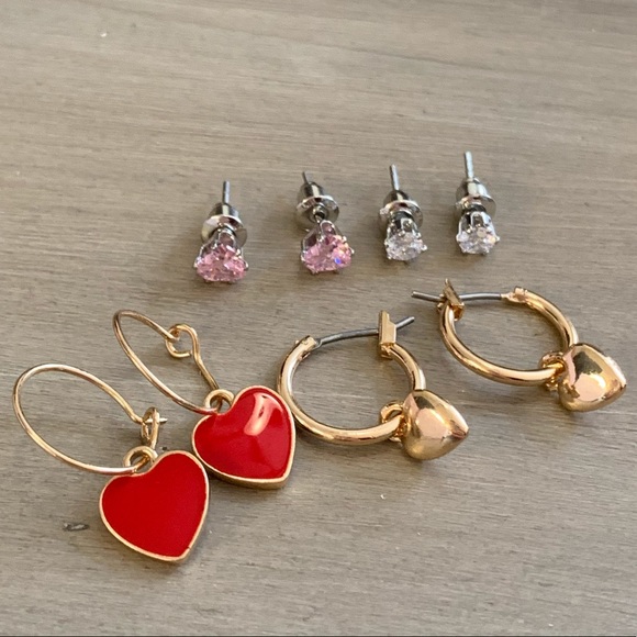 NEW BP Nordstrom ❤️ huggie earrings w/ CZ studs - Picture 2 of 7